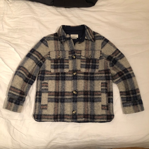Isabel Marant Etoile Plaid Shirt Jacket 